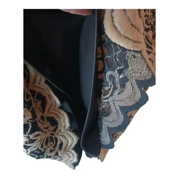 Lace sequin classy black cocktail dress - Picture 4 of 10